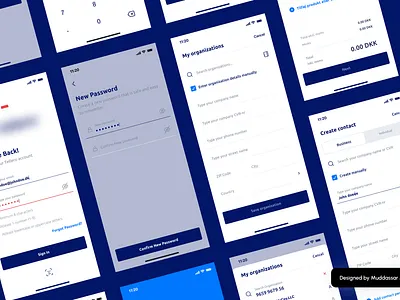 Tellero Mobile: Dark Blue UI/UX app ui design application design creative ui design dashboard design design illustration landing page design ui