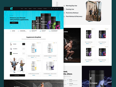 Moda : Shopify Store design for supplements and wellness brand. branding figma graphic design shopify ui ux web design