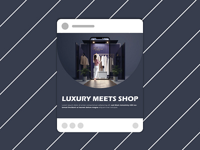 Luxury Clean Fashion Social Media Templates clean design