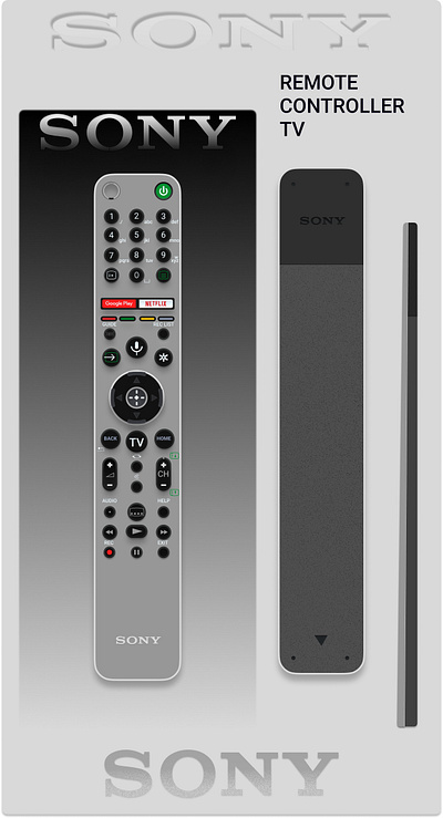 Remote controller "Sony TV" controller design figma remote remote controller sony ui ux