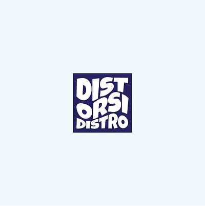 Distorsi Distro branding graphic design logo