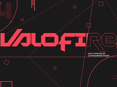 VALOFIRE | FREE SCI FI FONT badge branding font logo sci fi valorant