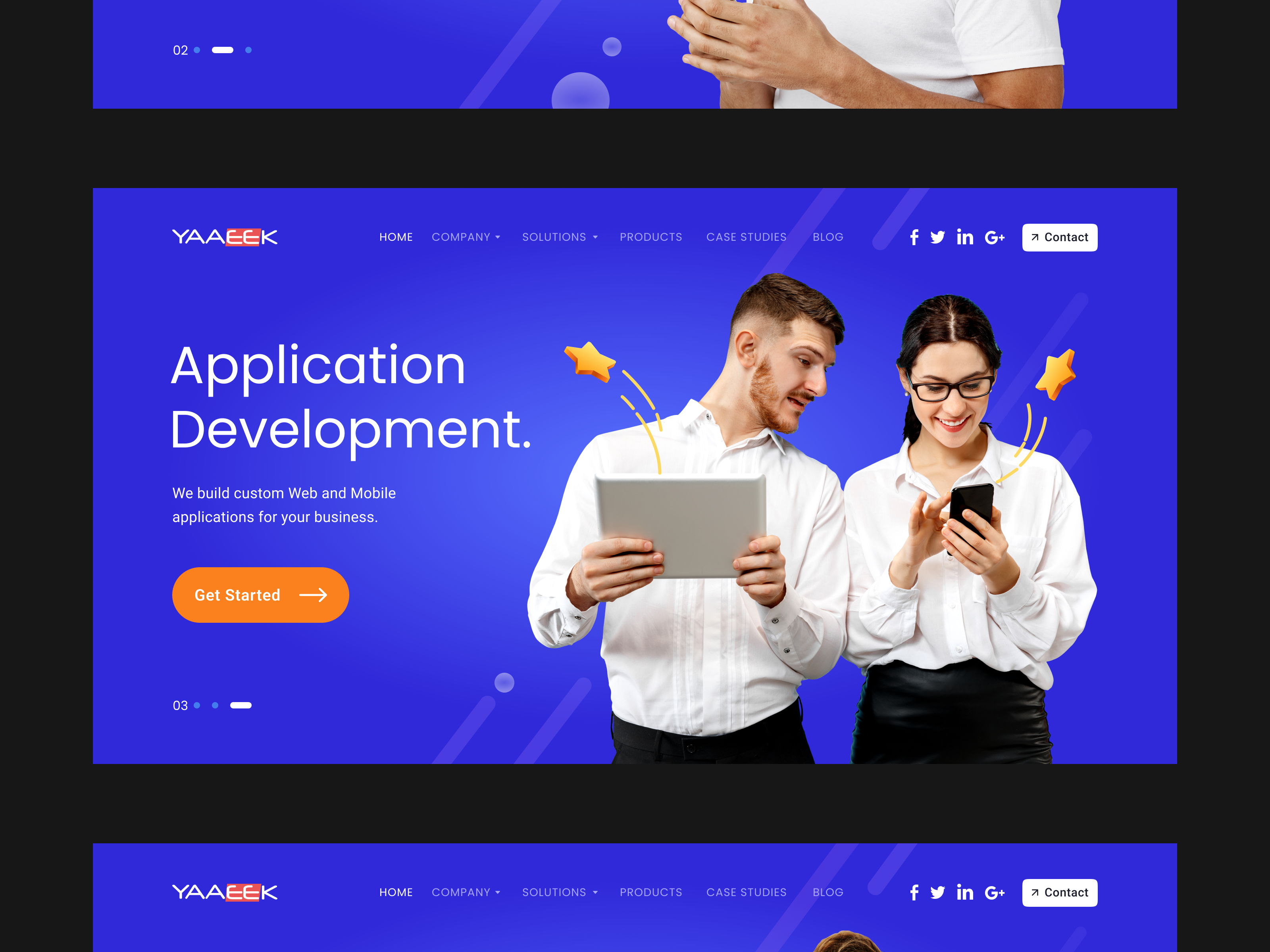Website Hero Banner / Header Design graphic design header banner hero banner homepage landing page ui uiux design ux vibrant visual design web web design website website banner website design website header design