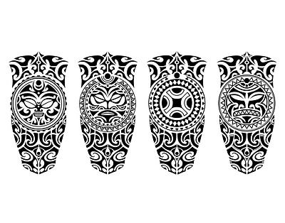Maori Tattoo Designs design graphic design illustration maori polynesia vector