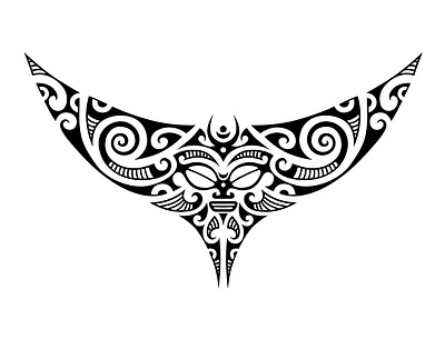 Maori Tattoo Style Design design graphic design illustration maori polynesia tattoo vector