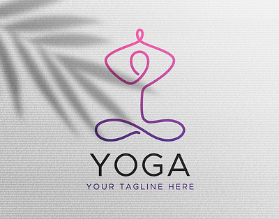 Logo for Yoga Studio branding design graphic design logo vector yoga