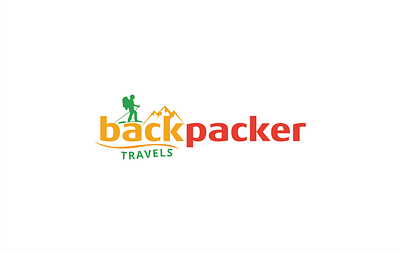Backpacker Travels backpacker travels branding graphic design logo suman das suman kanti das