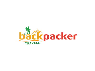 Backpacker Travels backpacker travels branding graphic design logo suman das suman kanti das