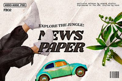 Newspaper Texture Effect Kit 70s 80s 90s comic book folded paper magazine newspaper texture effect kit paper texture printed printer retro texture vintage zine