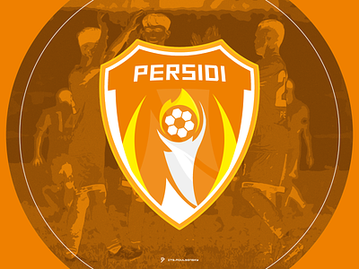 Persidi FC Redesign football graphic design logo logo design logo football logo redesign logo soccer minimalist persidi fc persidi redesign redesign logo