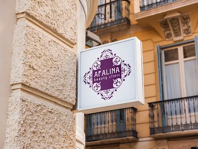 Logo for Afalina Beauty Clinic beauty branding clinic design graphic design logo vector