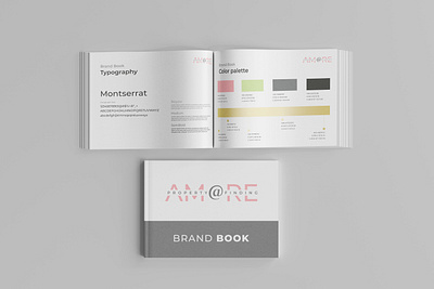 Brandbook for AM@RE brandbook branding design graphic design logo vector