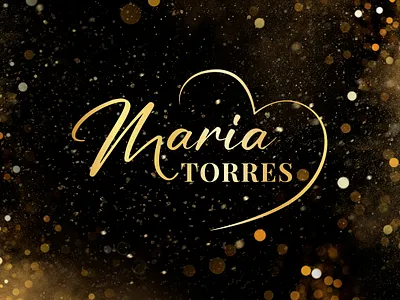 Logo for Maria Torres branding design graphic design logo vector