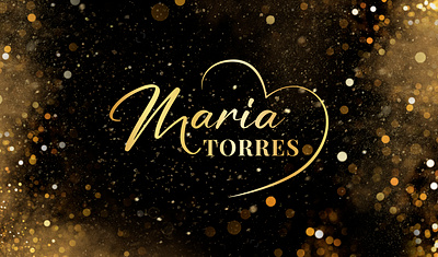 Logo for Maria Torres branding design graphic design logo vector