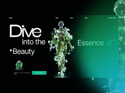 Landing Page Beauty artisticweb beautybrand creativedesign designconcept digitalart digitalbeauty ecodesign graphicdesign greentechdesign innovativedesign interactivedesign modernwebsite sustainablebeauty techinart uiux userinterface uxdesign webdesign webdesigntrends websiteinspiration