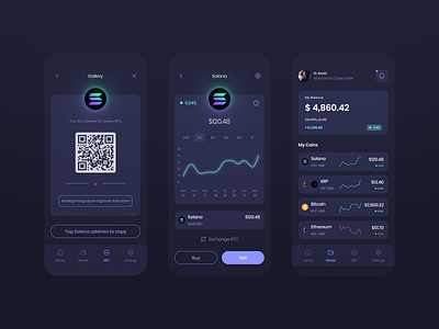 Crypto Violet Wallet Mobile App app crypto mobile wallet