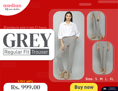 Grey regular trouser branding graphic design grey photoshop template trouser