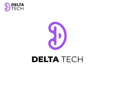 D LETTER LOGO DESIGN FOR TECH BRAND logo collection