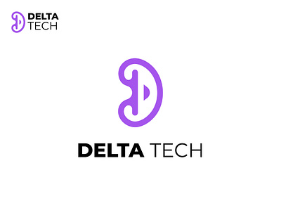 D LETTER LOGO DESIGN FOR TECH BRAND logo collection