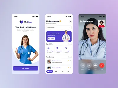 Doctor's Appointment App doctor app doctors app ui ui