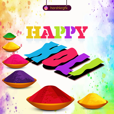 Happy Holi design happy holi photoshop template