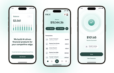 FinTech Mobile App Design dailyui design figma financial app fintech mobile app ui ui design uiux ux