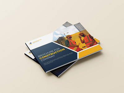 ''A CONSTRUCTION COMPANY PROFILE'' annual report bi fold brochure design branding brochure design company profile construction graphic design real estate