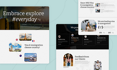 Immigration Consulting Template uiux web template webflowtemplate word press theme