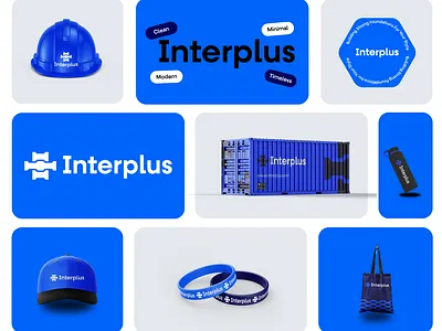Interplus Brand Identity Design branding graphic design logo
