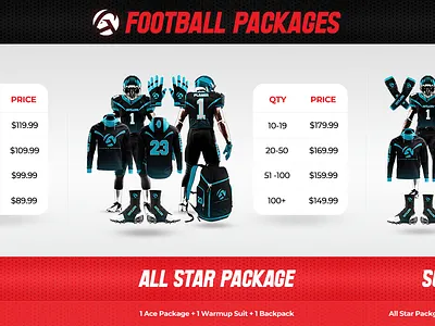 AD Creative for USA's number 1 custom athletic uniform company dribbble dribbbleweeklywarmup graphic design modern design