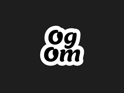 OgOm Logo branding logo