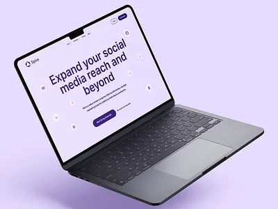 Spire: A social media companion design homepage media content quetratech social media spire ui ux web design website