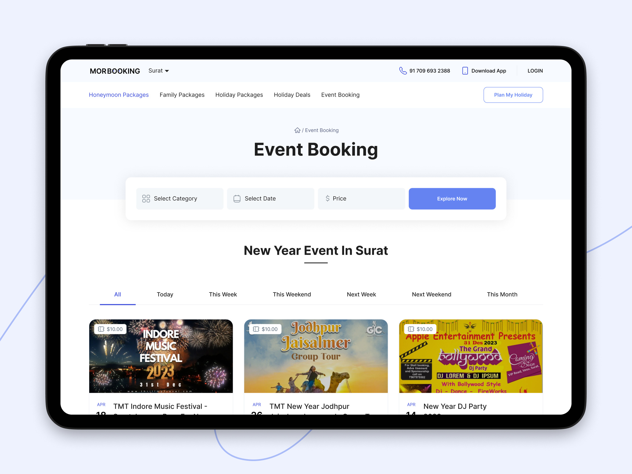 Your Ultimate Event Planner: Morbooking! all events booking design agency design studio event booking events inspiration morbooking morhover online business trends ui ui design ux design visual designer web