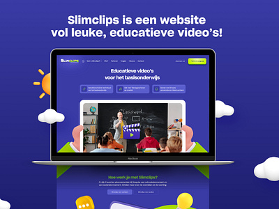 Slimclips 3d belgium branding brussels design graphic design illustration kids learning responsive school ui ux