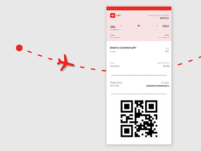 Boarding Pass branding dailyui design graphic design illustration logo typography ui ux vector