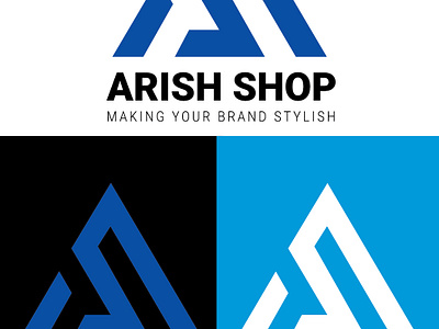 Luxury Logo design ARISH SHOP 3d app branding brandlogo brangdesign design graphic design illustration logo luxurylogo motion graphics ui ux vector