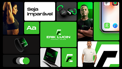 BRANDING ERIK LUCIN - PERSONAL TRAINER branding graphic design logo ui