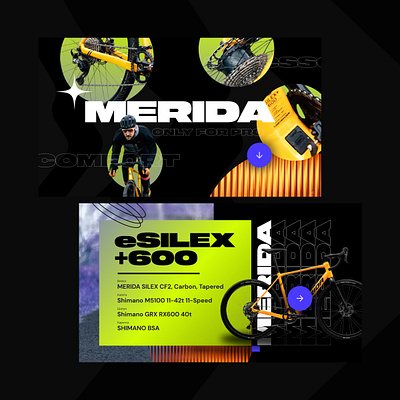 poster bicycle demo app branding design figma ui ux web website