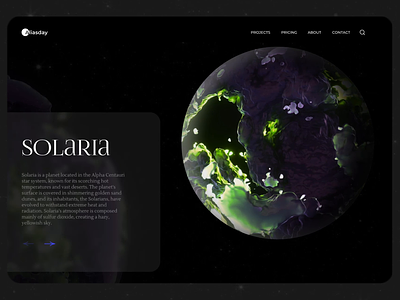 Design concept of the planet 3d planet animation concept design design concept future galaxy planets space spaceexploration ui uiinspiration uiux design universe ux web design webdesigner