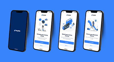 PayMe App-Onboarding screens ui