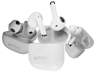 Ronin EarBuds & EarPhones Render 3d modeling 3d product 3d render blender earbuds earphones fusion 360