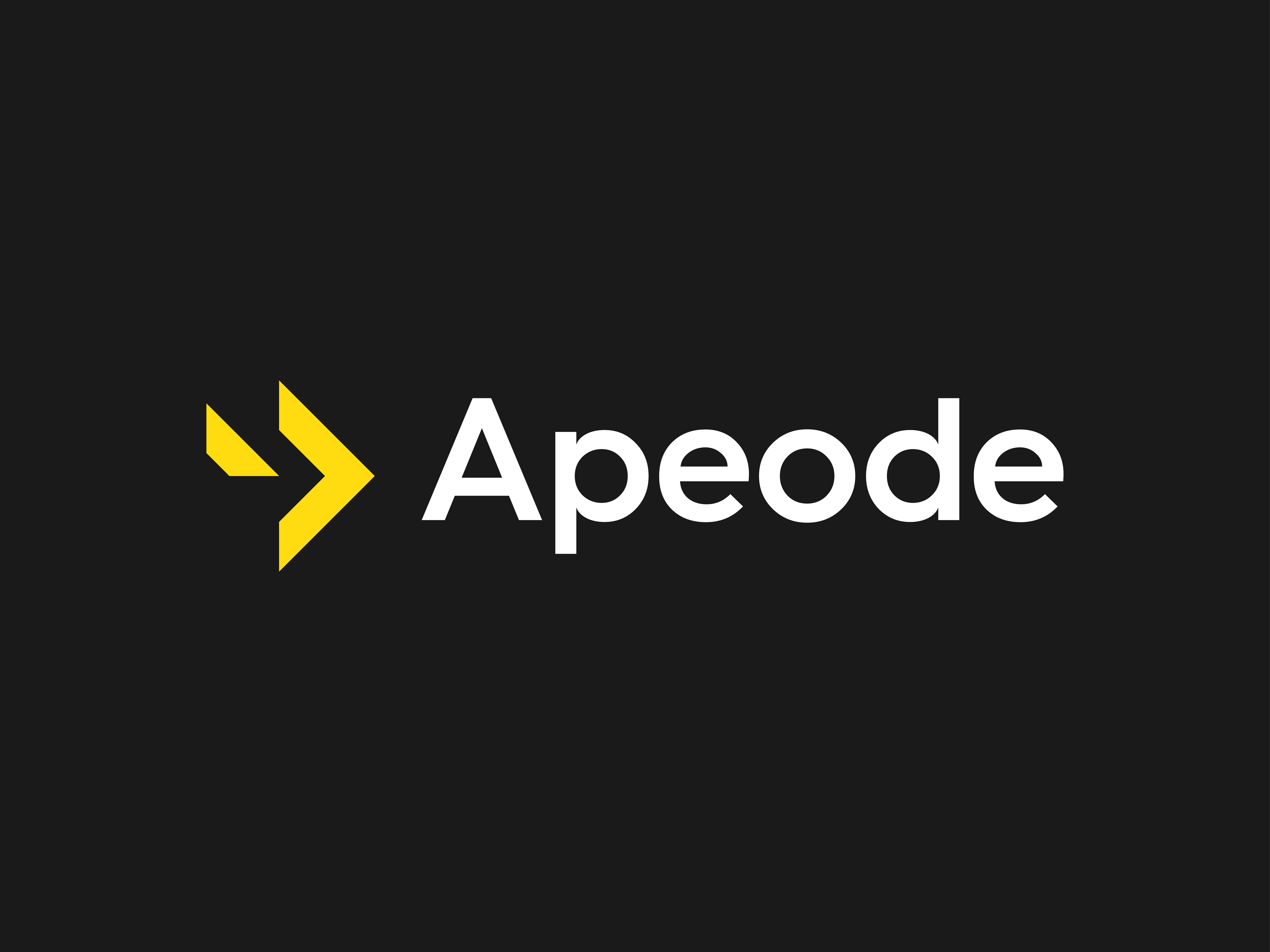 Apeode - Logo Design a logo abstract brand identity brand mark branding creative logo designer graphic design icon letter logo logo logo design logotype minimalist monogram saas visual visual identity web3 wordmark