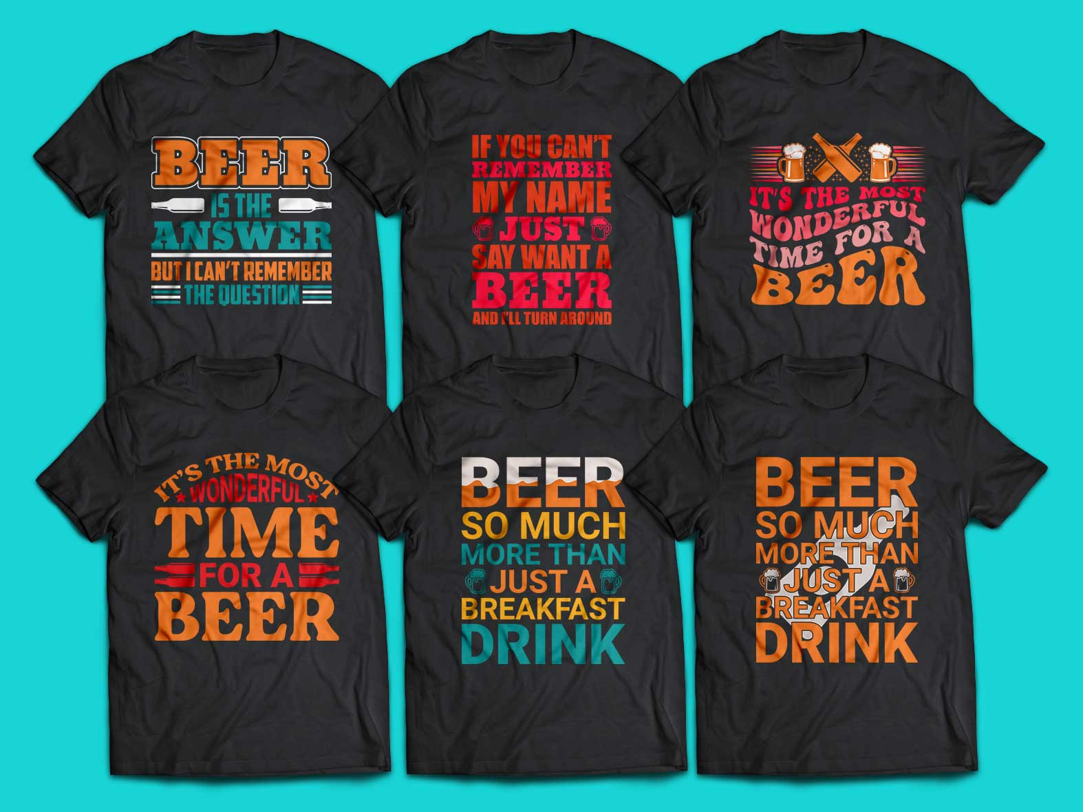 Beer t-shirt design || T-shirt design by MD Shadin Mia on Dribbble