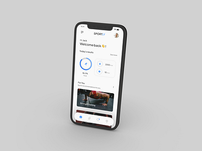SPORTLY | Sports App app design mobile ui