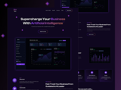 ALPHAI | AI Landing Page ai aigenerator artificalintelligence branding design figma landingpage saas saaswebsite ui uiux website