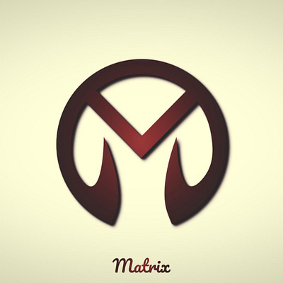 M for Matrix Logo - Follow me for more branding creamy logo design graphic design logo m logo matrix logo red and black logo red logo rough logo typography