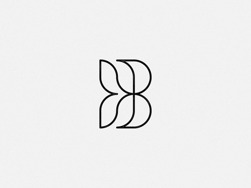 B monogram — unused concept b bare brand identity brand mark branding delicate dermatology feminine fine icon identity mark letter lettering lettermark logo minimalist outline symbol typography uniline
