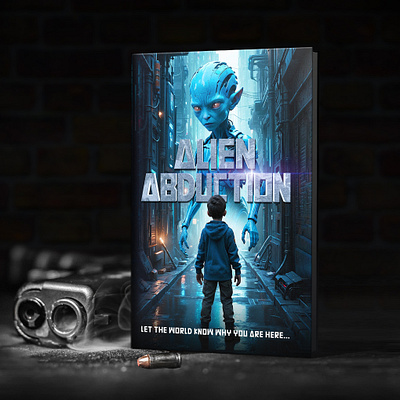 Fiction Book Cover adobe alien author book book cover bookcover branding design fiction fictioncover graphic design illustration