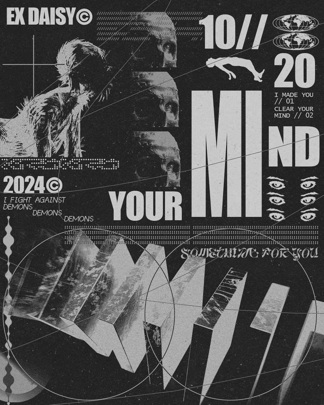 Poster Design Brutalism Style brutalism graphic design poster design typographic