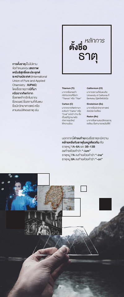 Exhibition of the Elements design exhibition poster